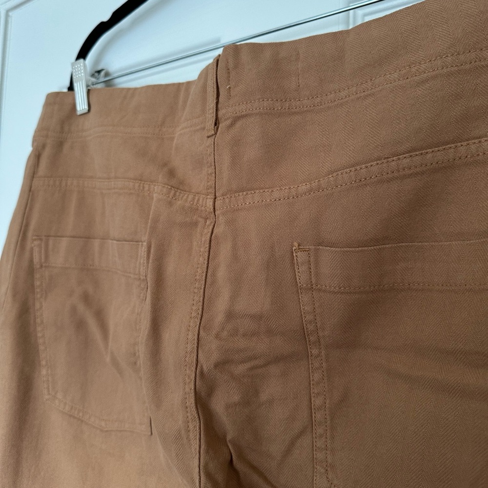 NWT Pilcro By Anthropologie The Adi Mid-Rise Flare Trousers Herringbone Wide Leg - Picture 14 of 17
